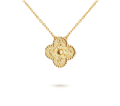 [Garvey]15MM CLOVER FLOWER PENDANT NECKLACE COLLECTION