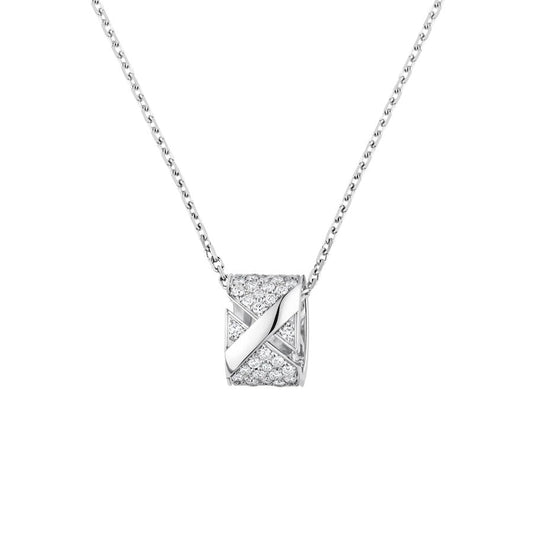 [Garvey]LIENS EVIDENCE DIAMOND PAVED NECKLACE
