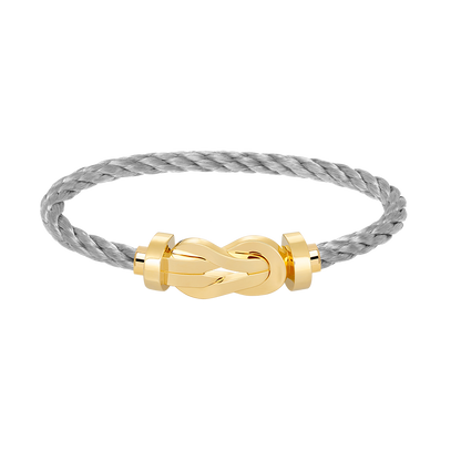 [Garvey]LARGE 8-FIGURE BUCKLE BRACELET - GOLD