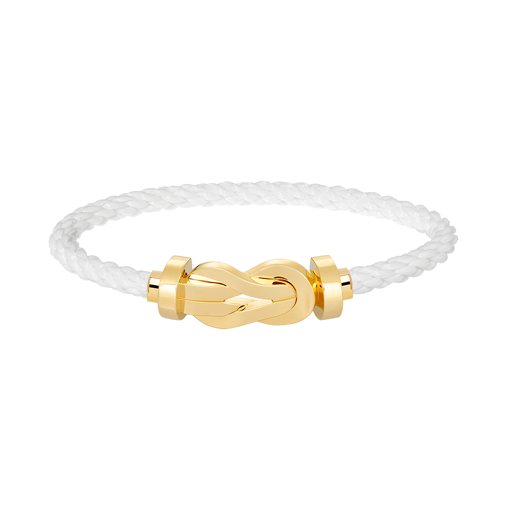 [Garvey]LARGE 8-FIGURE BUCKLE BRACELET - GOLD