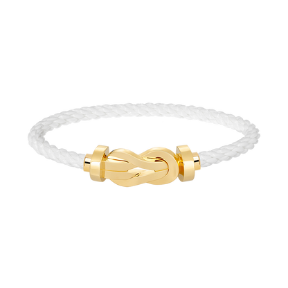 [Garvey]LARGE 8-FIGURE BUCKLE BRACELET - GOLD