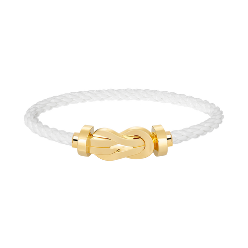 [Garvey]LARGE 8-FIGURE BUCKLE BRACELET - GOLD