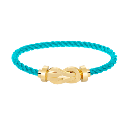 [Garvey]LARGE 8-FIGURE BUCKLE BRACELET - GOLD