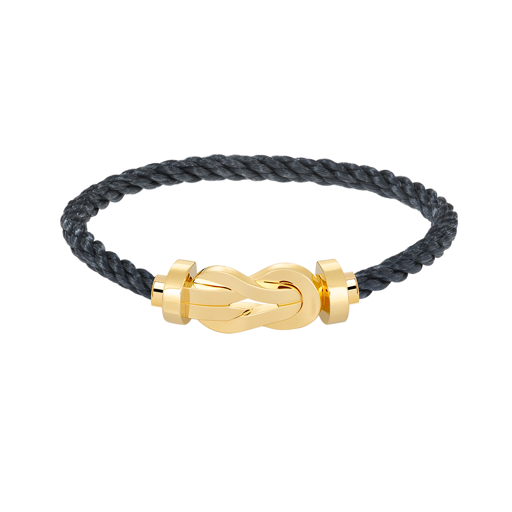 [Garvey]LARGE 8-FIGURE BUCKLE BRACELET - GOLD