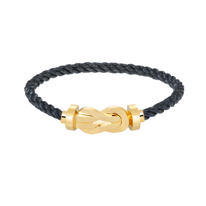 [Garvey]LARGE 8-FIGURE BUCKLE BRACELET - GOLD