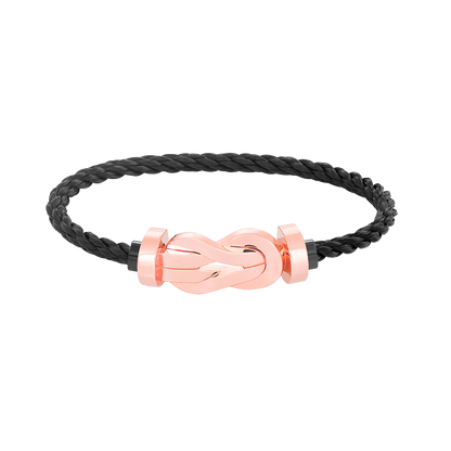 [Garvey ]CHANCE LARGE 8 FIGURE BUCKLE NO DIAMOND BRACELET ROSE GOLD