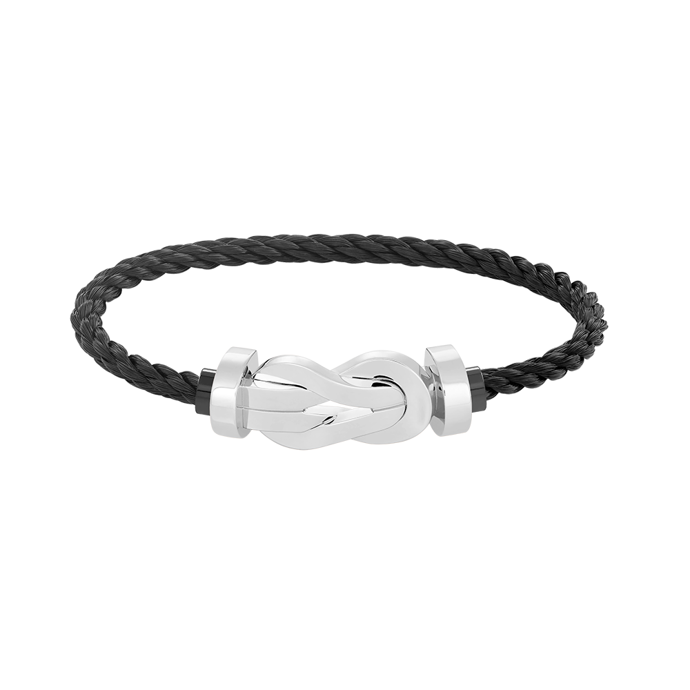 [Garvey ]CHANCE LARGE 8 FIGURE BUCKLE NO DIAMOND BRACELET SILVER
