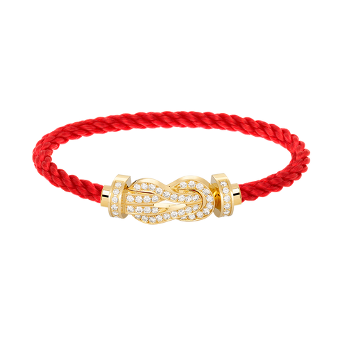 [Garvey ]CHANCE LARGE 8 FIGURE BUCKLE FULLDIAMOND BRACELET GOLD