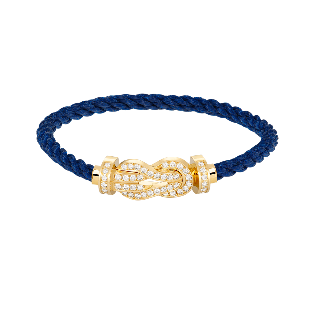 [Garvey ]CHANCE LARGE 8 FIGURE BUCKLE FULLDIAMOND BRACELET GOLD