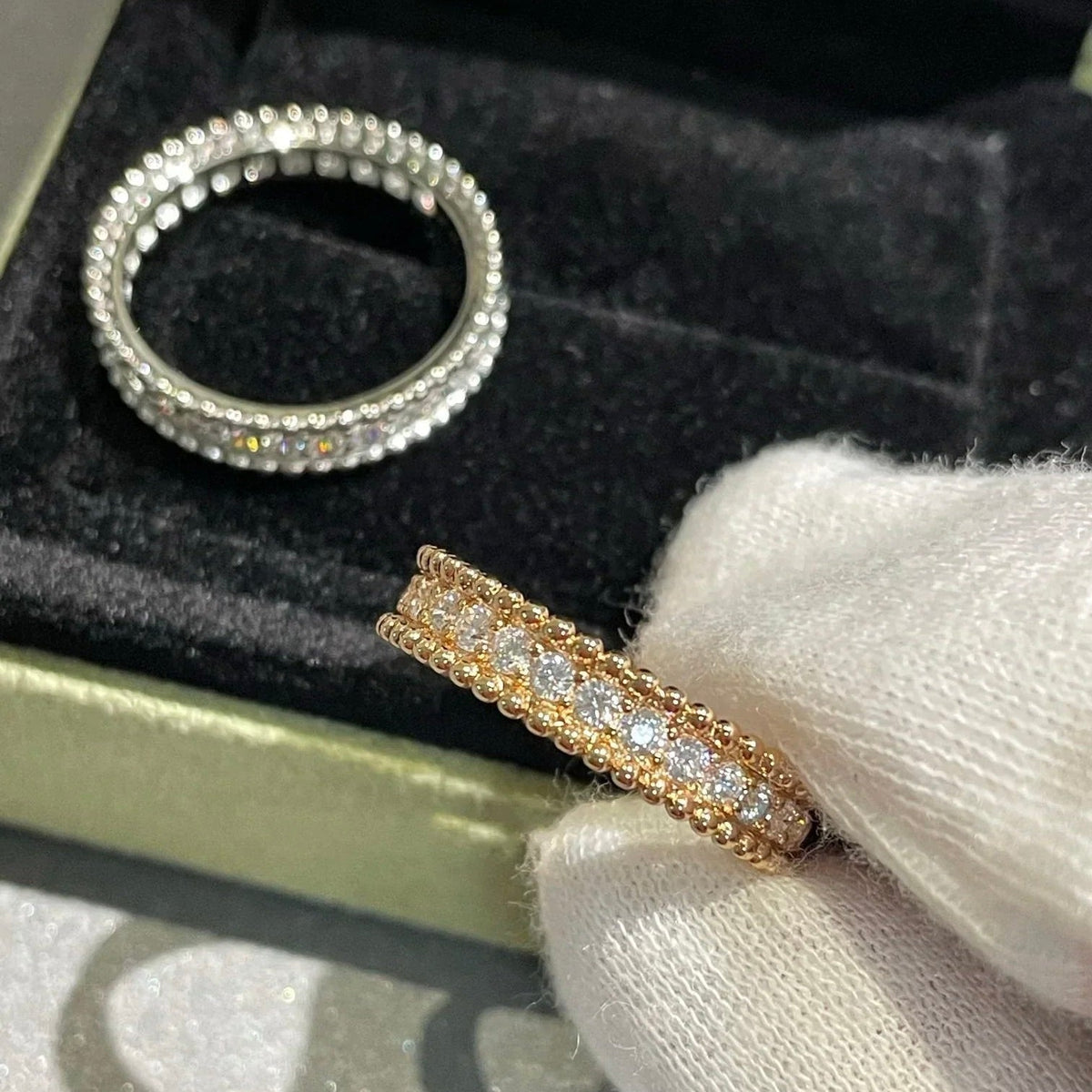 [Garvey ]PERLEE DIAMOND SILVER RING