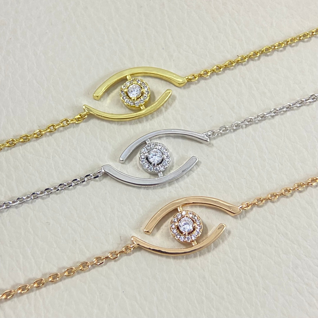 [Garvey]LUCKY EYE PAVÉ-SET DIAMOND BRACELET
