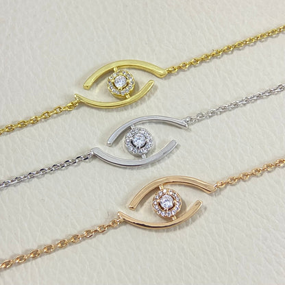 [Garvey]LUCKY EYE PAVÉ-SET DIAMOND BRACELET