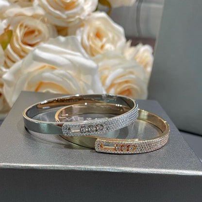 [Garvey]Move Noa Rose Gold Pav¨¦ Diamond Bangle Bracelet