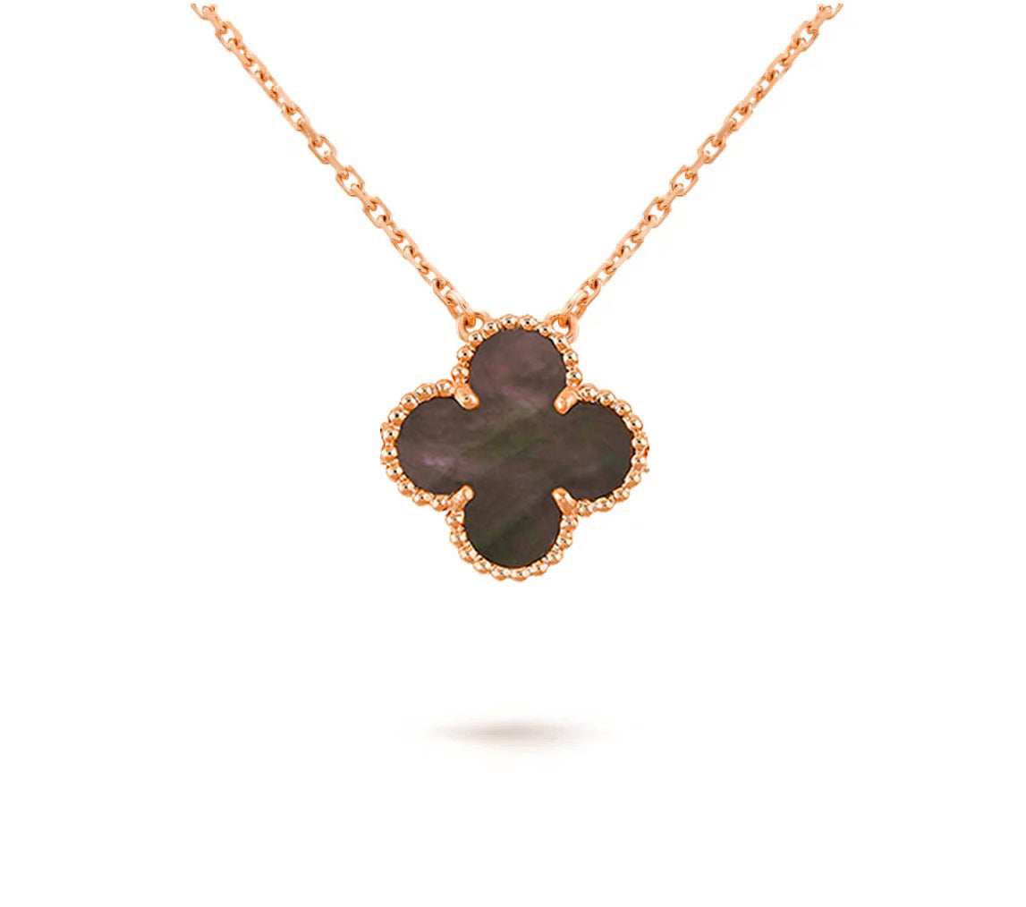 [Garvey]15MM CLOVER FLOWER PENDANT NECKLACE COLLECTION