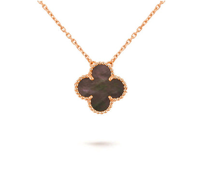 [Garvey]15MM CLOVER FLOWER PENDANT NECKLACE COLLECTION
