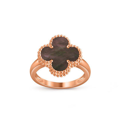 [Garvey]LUCKY CLOVER VINTAGE ROSE GOLD RING COLLECTION
