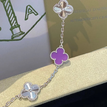 [Garvey ] CLOVER 5 MOTIF VIOLET BRACELET COLLECTION