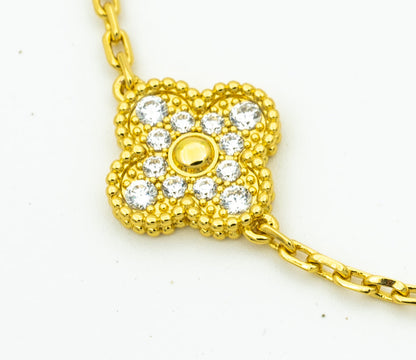 [Garvey ] CLOVER 5 MOTIF LASER BRACELET COLLECTION