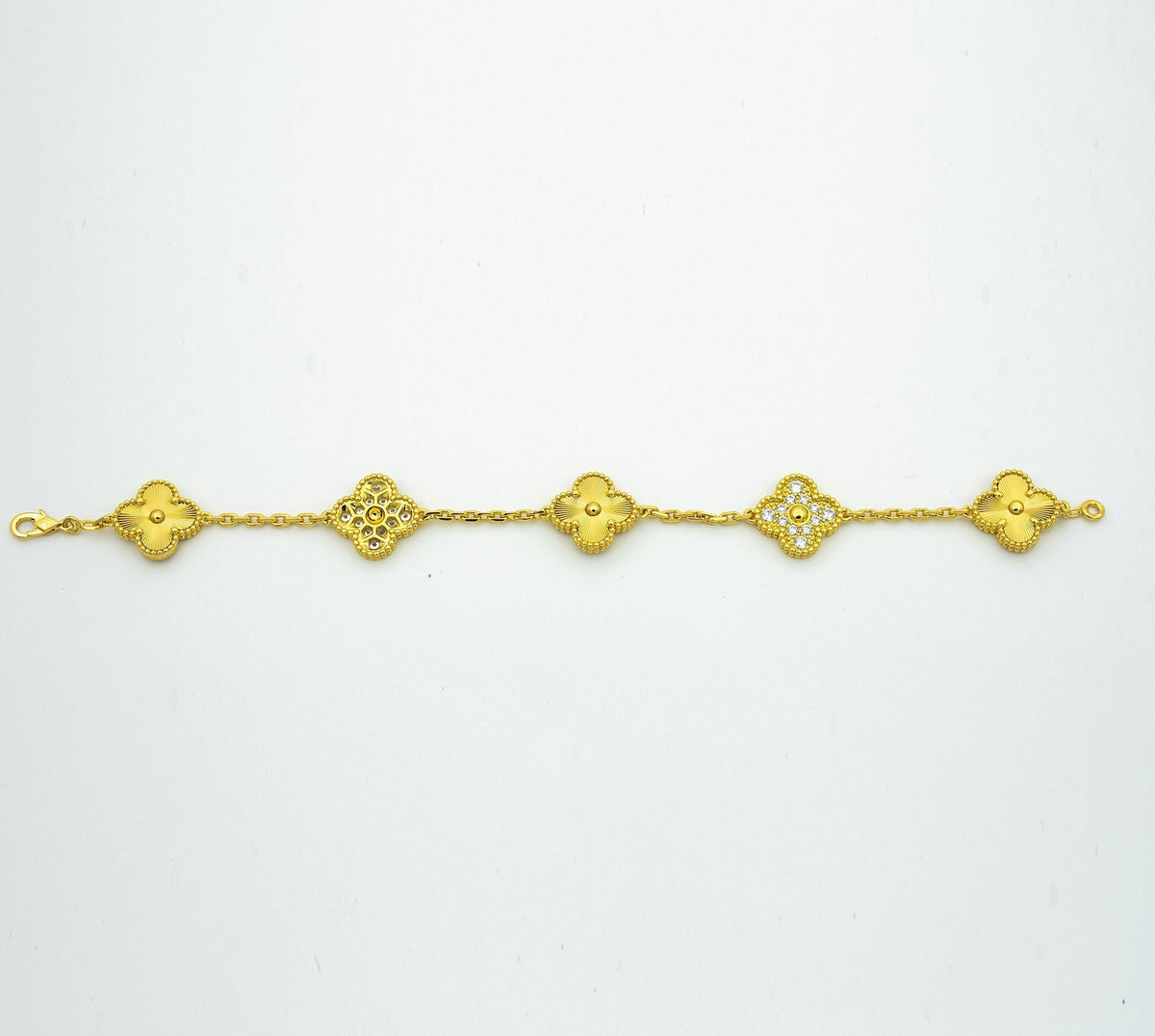 [Garvey ] CLOVER 5 MOTIF LASER BRACELET COLLECTION