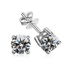 [Garvey]FOUR-PRONG MOISSANITE EARRINGS