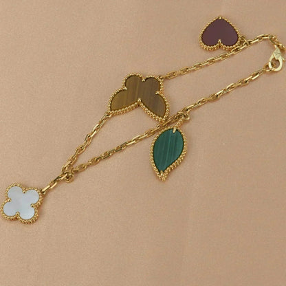 [Garvey]LUCKY NATURE MULTI-CHARM BRACELET