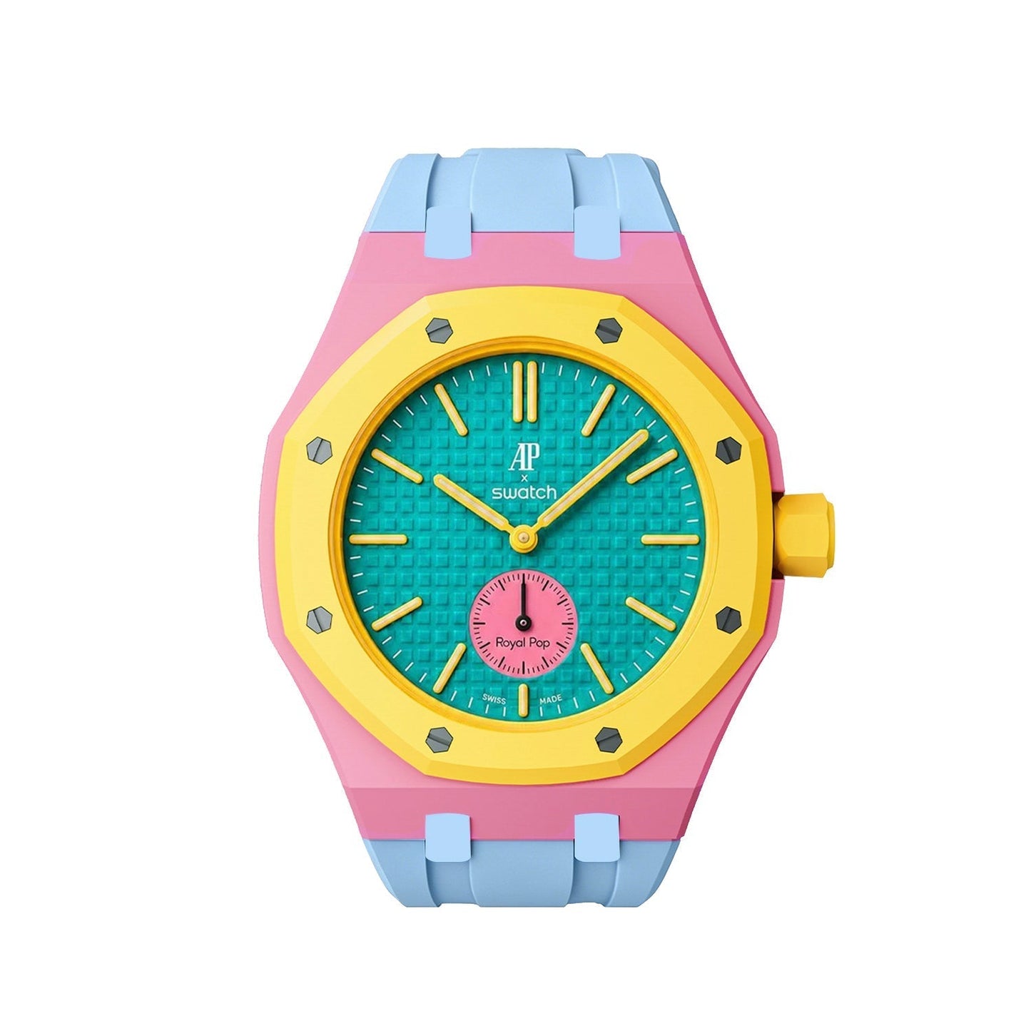 [Garvey]Royal Oak Pop Exclusive Bioceramic Case & Silicone Strap Mix Color