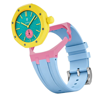 [Garvey]Royal Oak Pop Exclusive Bioceramic Case & Silicone Strap Mix Color