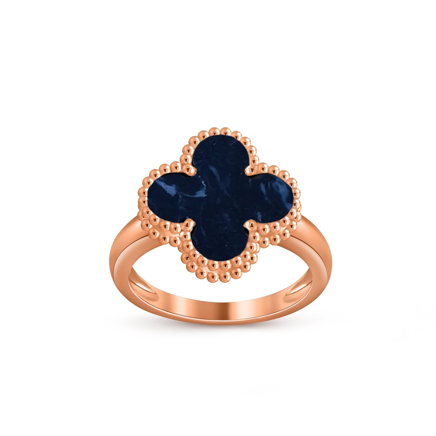 [Garvey]LUCKY CLOVER VINTAGE ROSE GOLD RING COLLECTION
