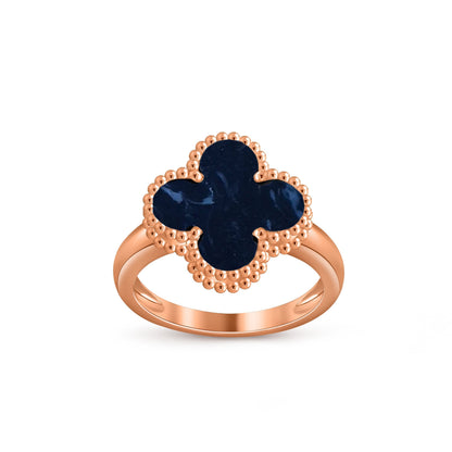 [Garvey]LUCKY CLOVER VINTAGE ROSE GOLD RING COLLECTION