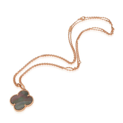 [Garvey ]CLOVER 25MM GOLD DARK MOP BIG CLOVER NECKLACE
