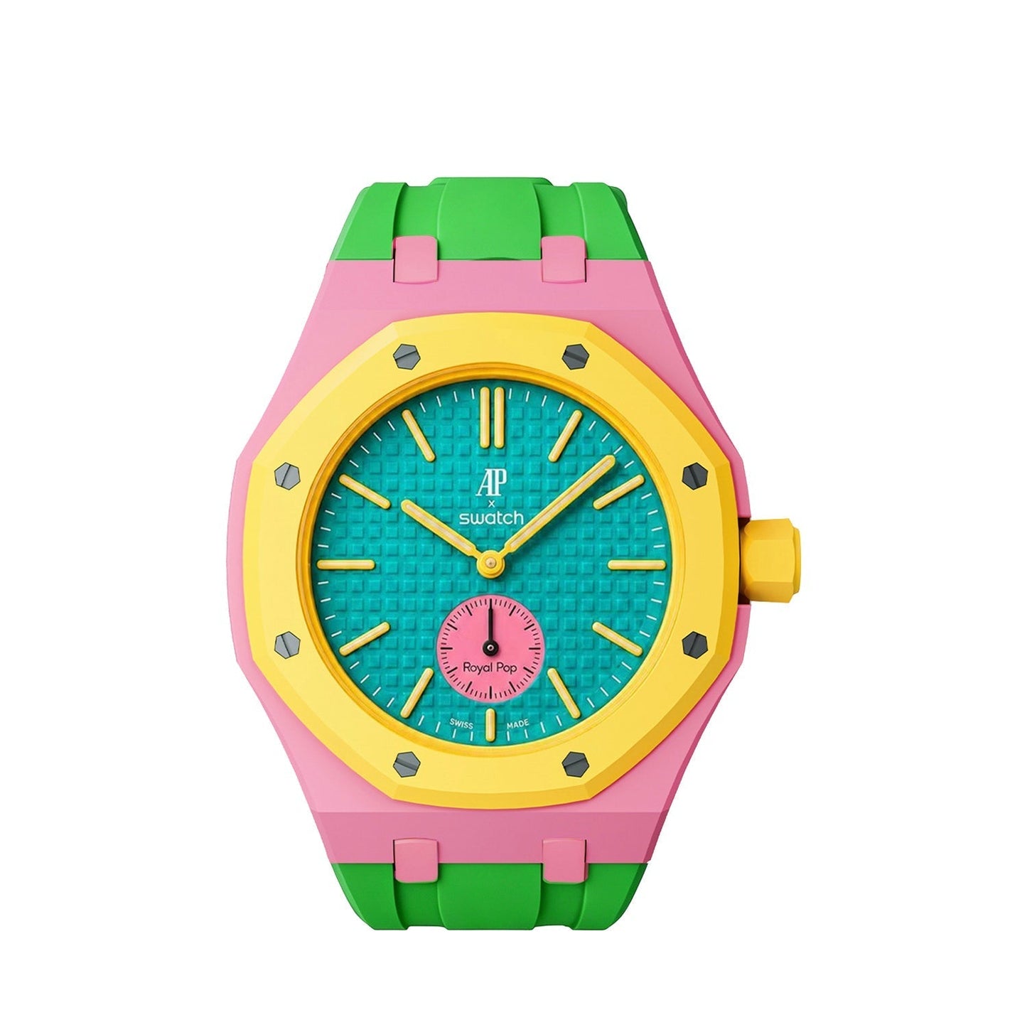 [Garvey]Royal Oak Pop Exclusive Bioceramic Case & Silicone Strap Mix Color