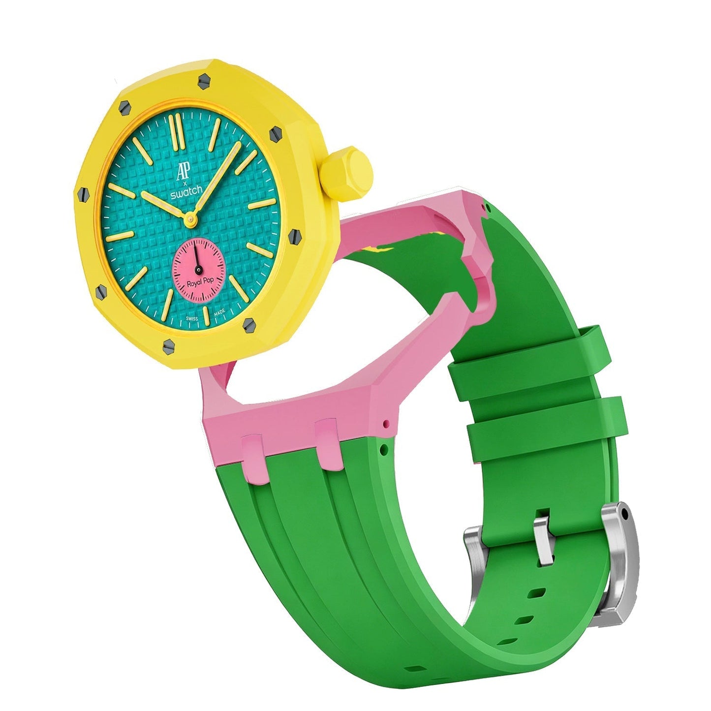 [Garvey]Royal Oak Pop Exclusive Bioceramic Case & Silicone Strap Mix Color