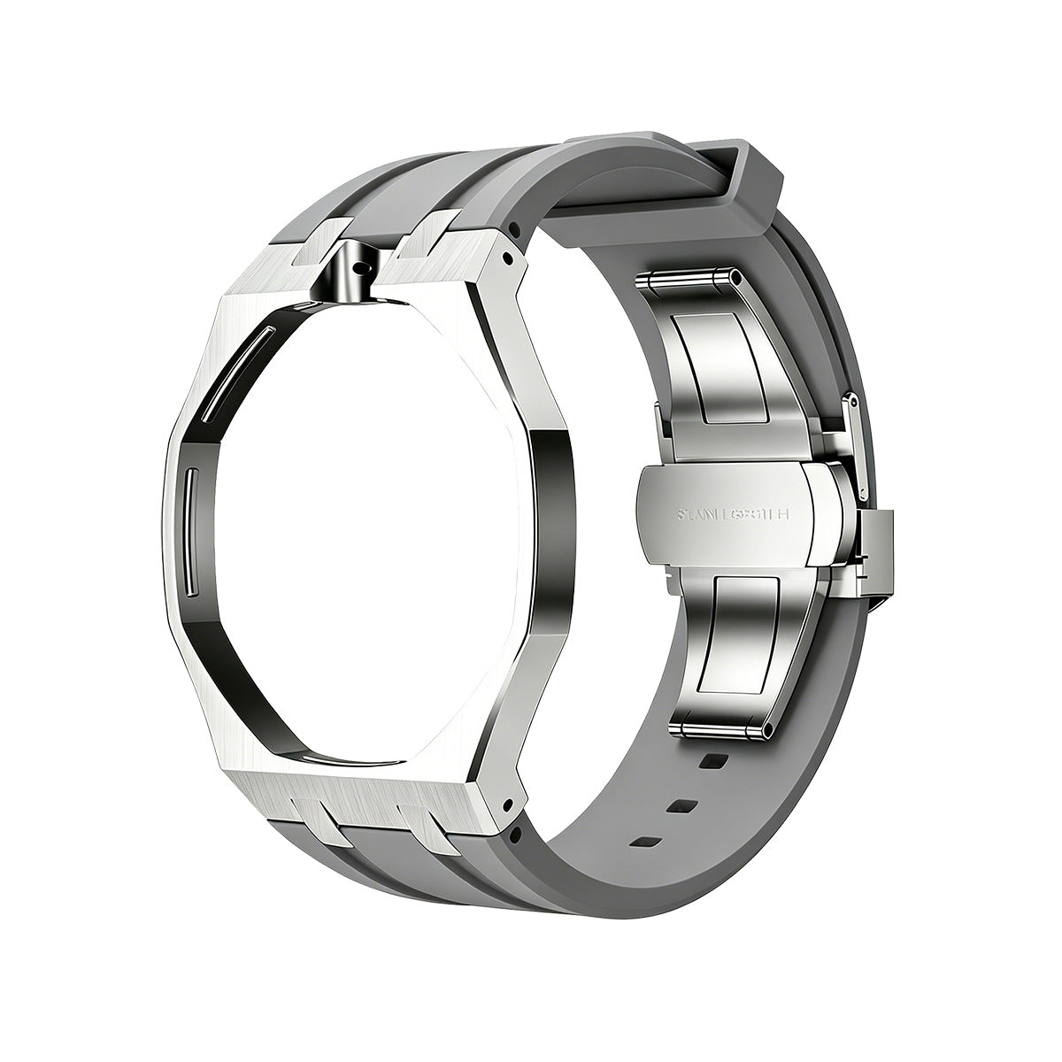 [Garvey]OAK POP GRAY STEEL SILICONE STRAP