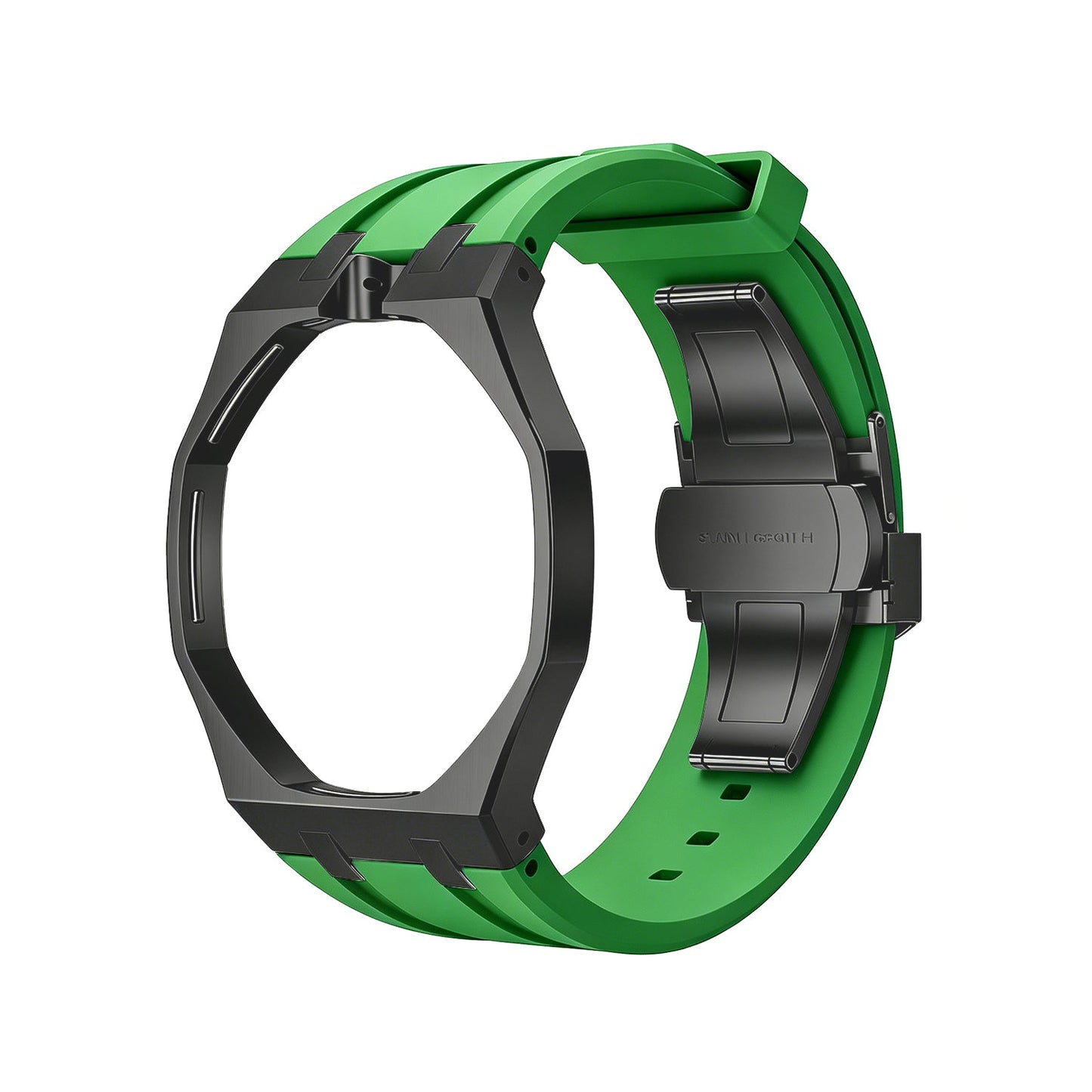[Garvey]OAK POP BLACK STEEL CASE & SILICONE STRAP