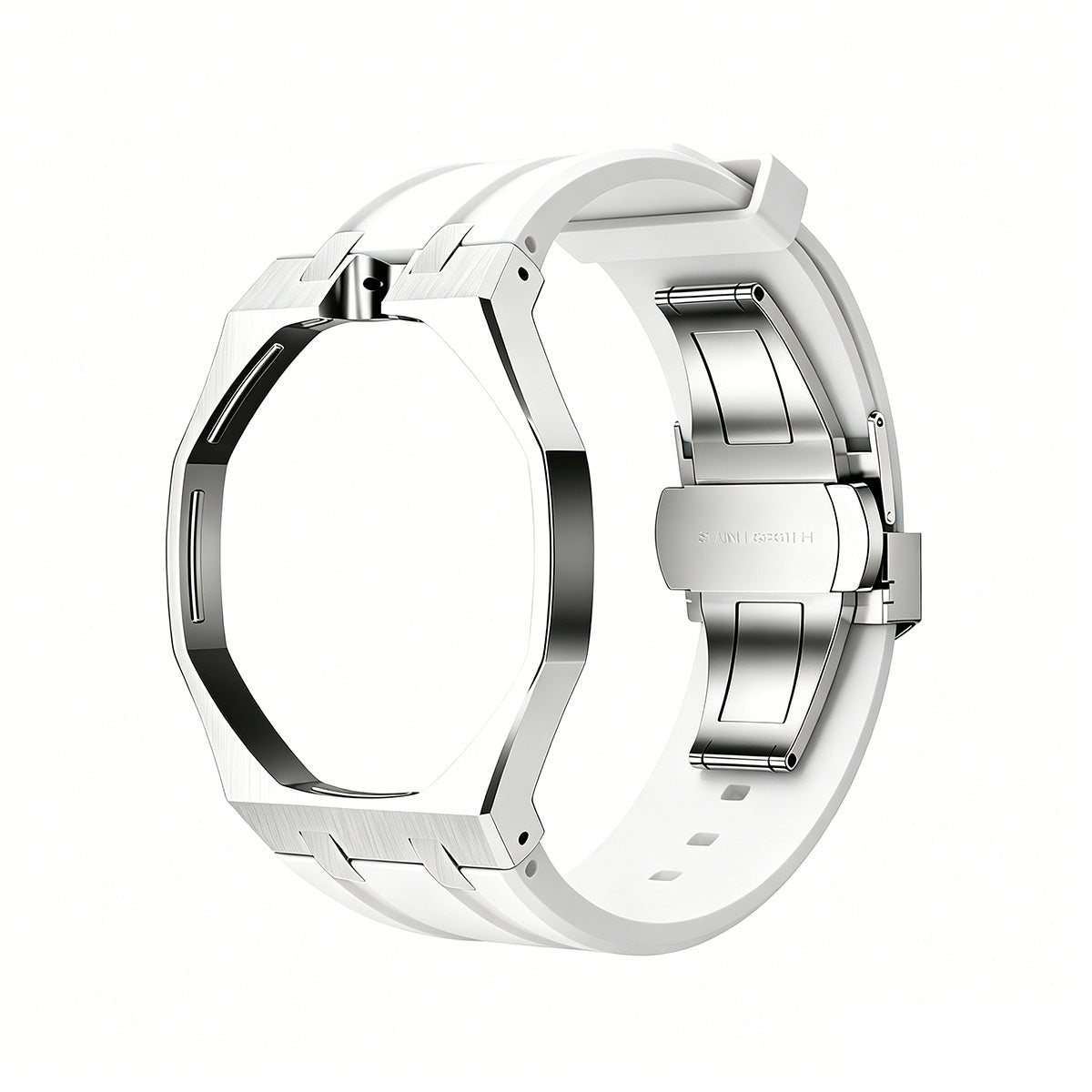 [Garvey]OAK POP WHITE STEEL SILICONE STRAP