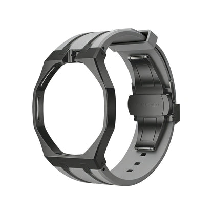 [Garvey]OAK POP BLACK STEEL CASE & SILICONE STRAP