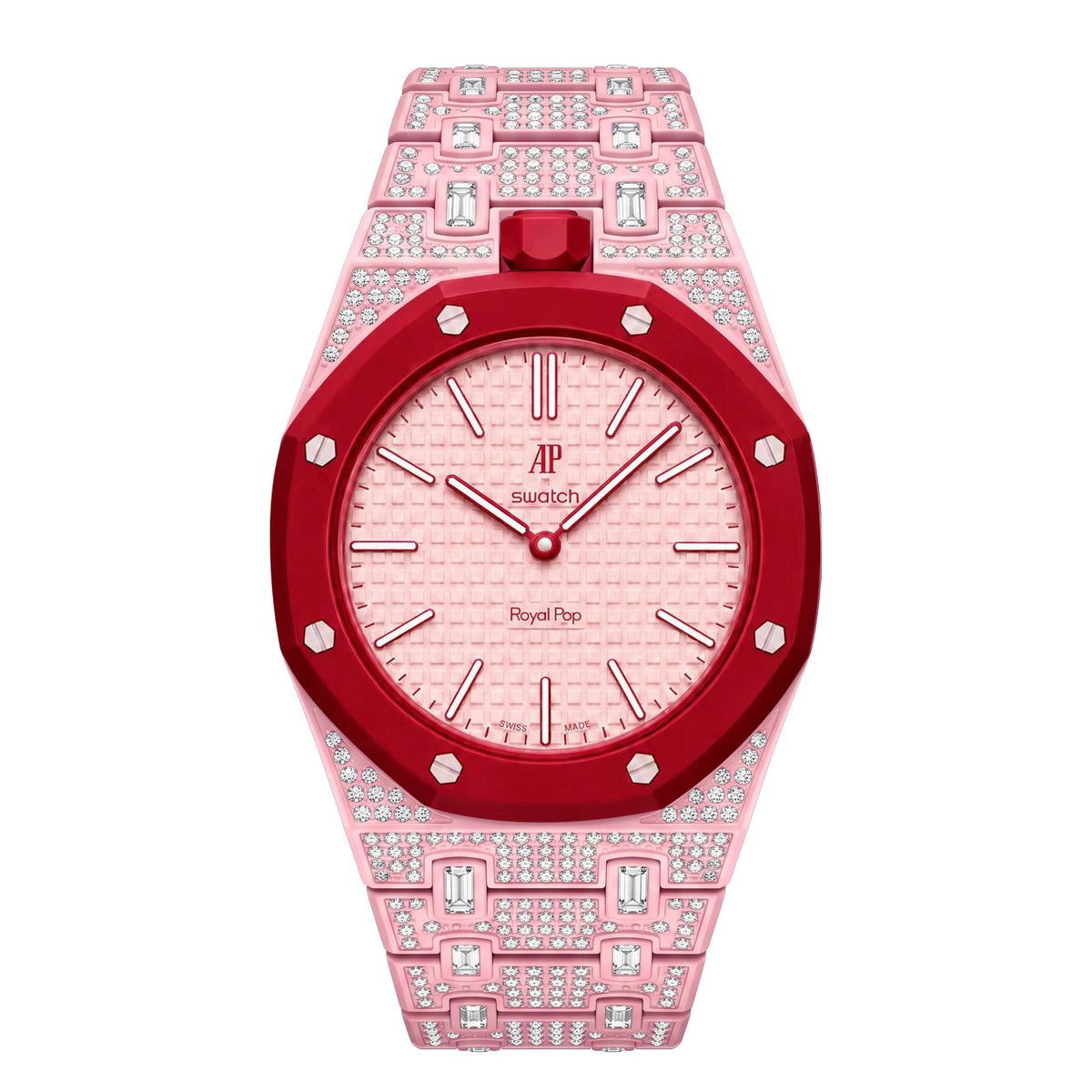 [Garvey]Royal Oak Pop Exclusive Bioceramic Case & Bioceramic Strap Full Diamond