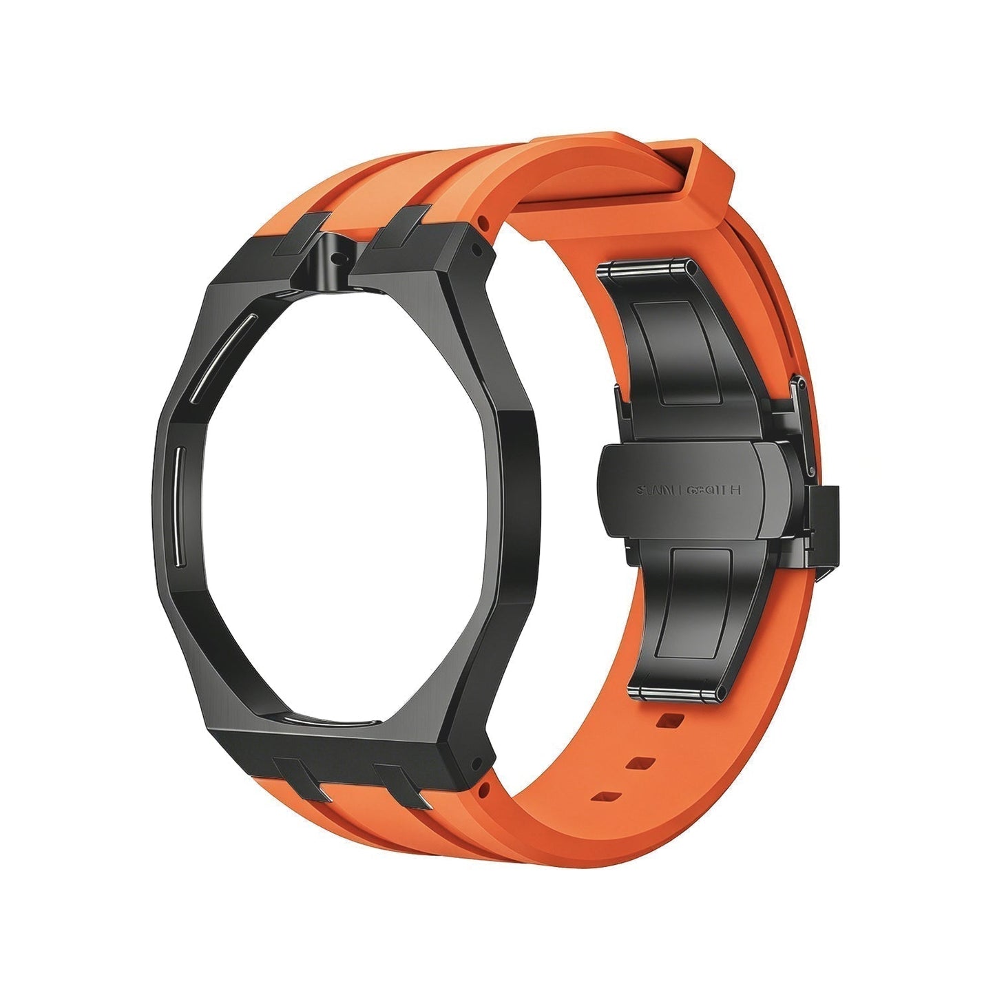 [Garvey]OAK POP BLACK STEEL CASE & SILICONE STRAP