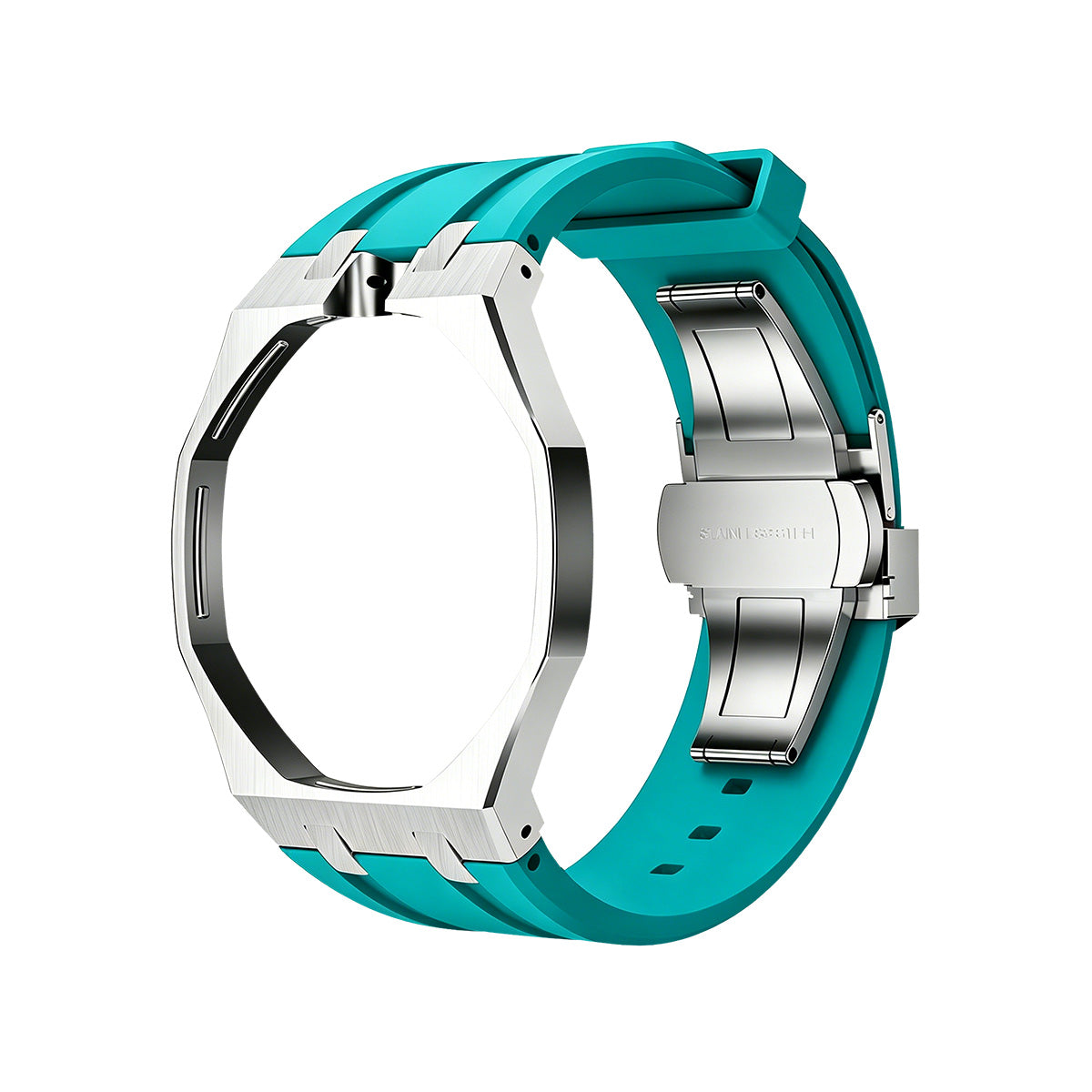 [Garvey]OAK POP SKY BLUE STEEL SILICONE STRAP