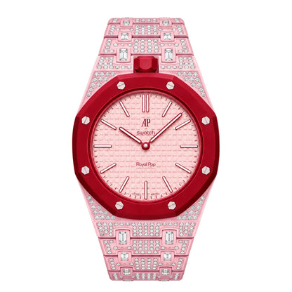 [Garvey]Royal Oak Pop Exclusive Bioceramic Case & Bioceramic Strap Full Diamond
