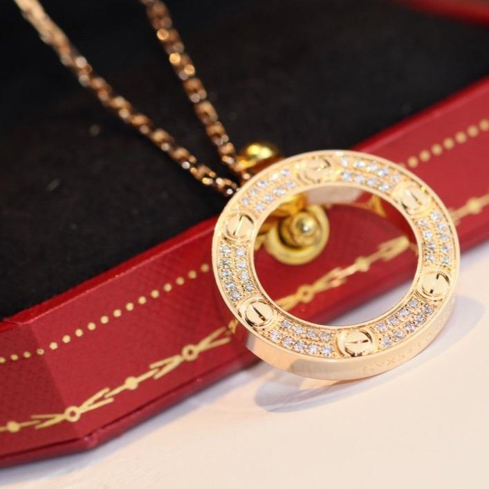 [Garvey ]LOVE NECKLACE ADJUSTABLE ROSE GOLD