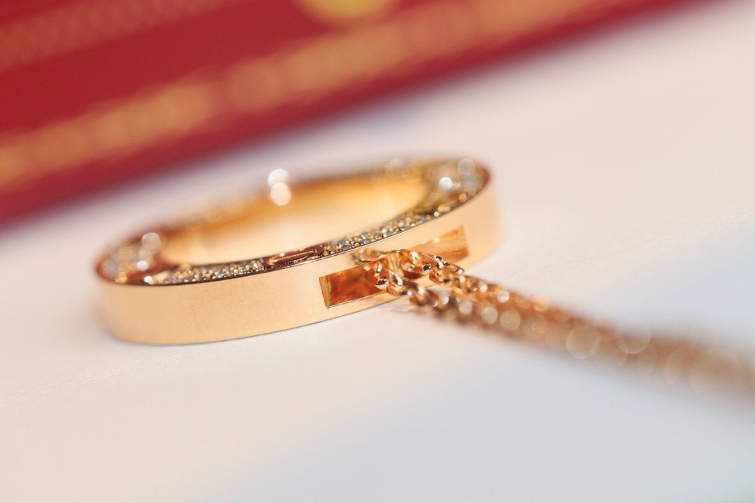 [Garvey ]LOVE NECKLACE ADJUSTABLE ROSE GOLD