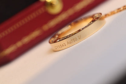 [Garvey ]LOVE NECKLACE ADJUSTABLE ROSE GOLD