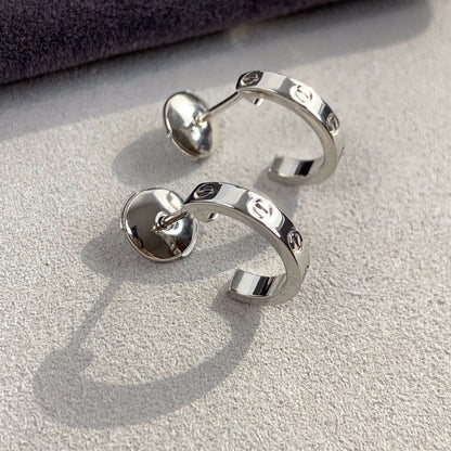 [Garvey ]LOVE EARRINGS 2.65MM SILVER
