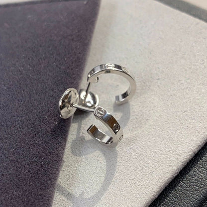 [Garvey ]LOVE EARRINGS 2.65MM SILVER