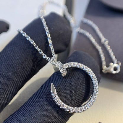 [Garvey ]JUSTE NECKLACE SILVER DIAMONDS