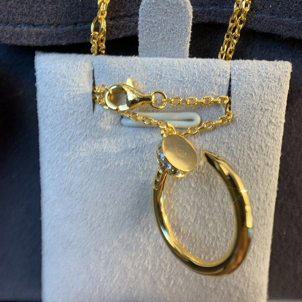 [Garvey ]JUSTE NECKLACE GOLD DIAMONDS