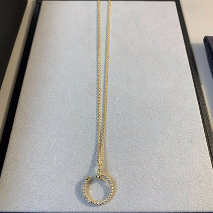 [Garvey ]JUSTE NECKLACE GOLD DIAMONDS