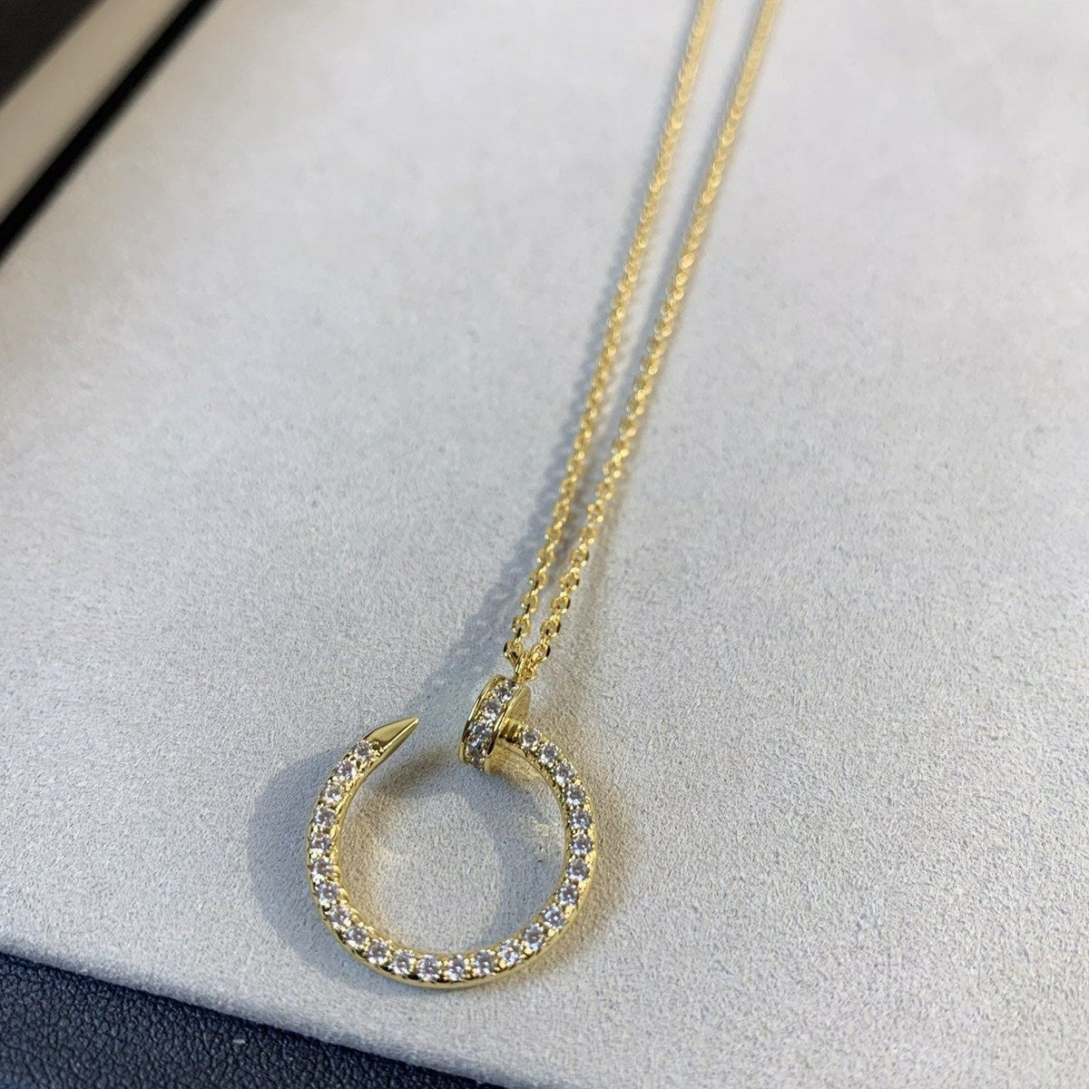 [Garvey ]JUSTE NECKLACE GOLD DIAMONDS