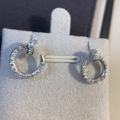 [Garvey ]JUSTE EARRINGS SILVER DIAMONDS